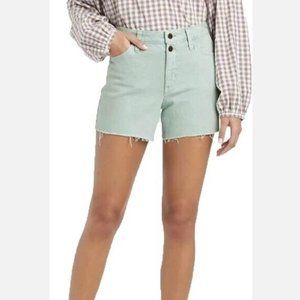 Universal Thread High-Rise Vintage Stretch Midi Jean Shorts Mint 10/30